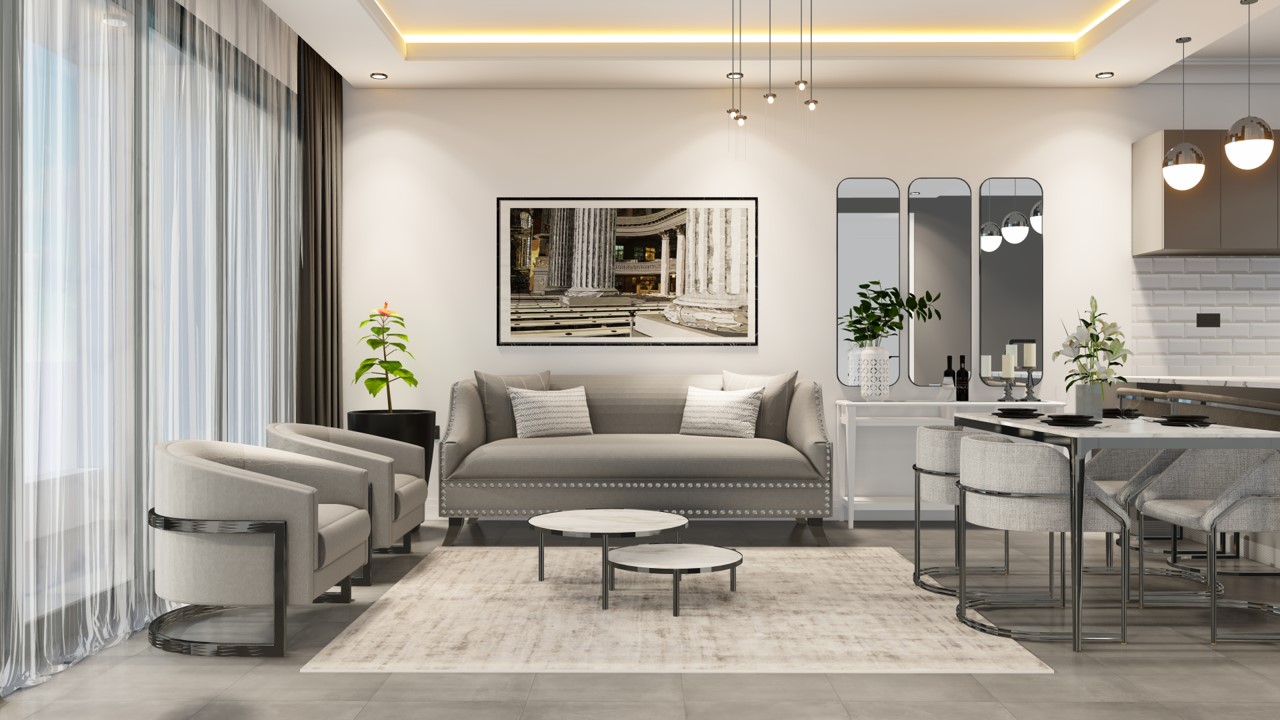 Hotel-serviced apartment interior along Sports Road, Westlands, Nairobi