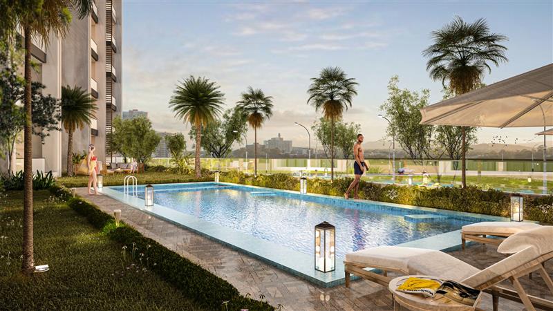 Outdoor swimming pool_DG JKIA Airport Hotel Apartments