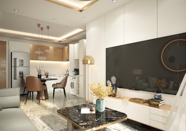 DG JKIA One Bedroom Airport Hotel Apartment Unit Layout